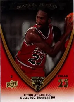 2008-09 Upper Deck Michael Jordan Legacy Collection #212 - Michael Jordan - Chicago Bulls - Front