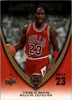2008-09 Upper Deck Michael Jordan Legacy Collection #268 - Michael Jordan - Chicago Bulls - Front
