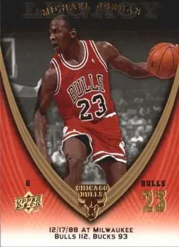2008-09 Upper Deck Michael Jordan Legacy Collection #286 - Michael Jordan - Chicago Bulls - Front