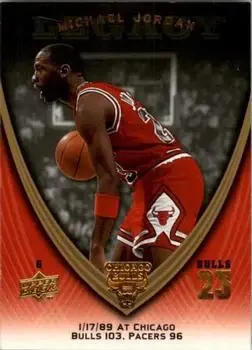 2008-09 Upper Deck Michael Jordan Legacy Collection #299 - Michael Jordan - Chicago Bulls - Front