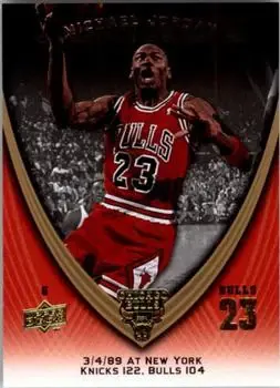 2008-09 Upper Deck Michael Jordan Legacy Collection #320 - Michael Jordan - Chicago Bulls - Front 2008-09 Upper Deck Michael Jordan Legacy Collection #320 - Michael Jordan - Chicago Bulls - Front