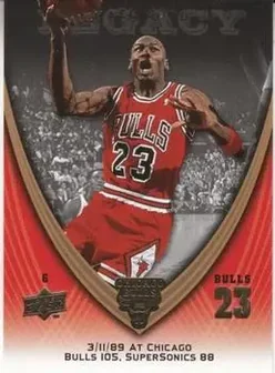 2008-09 Upper Deck Michael Jordan Legacy Collection #322 - Michael Jordan - Chicago Bulls