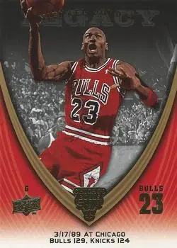 2008-09 Upper Deck Michael Jordan Legacy Collection #325 - Michael Jordan - Chicago Bulls - Front 2008-09 Upper Deck Michael Jordan Legacy Collection #325 - Michael Jordan - Chicago Bulls - Front