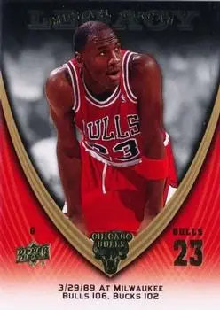 2008-09 Upper Deck Michael Jordan Legacy Collection #332 - Michael Jordan - Chicago Bulls - Front 2008-09 Upper Deck Michael Jordan Legacy Collection #332 - Michael Jordan - Chicago Bulls - Front