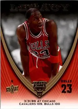 2008-09 Upper Deck Michael Jordan Legacy Collection #333 - Michael Jordan - Chicago Bulls - Front