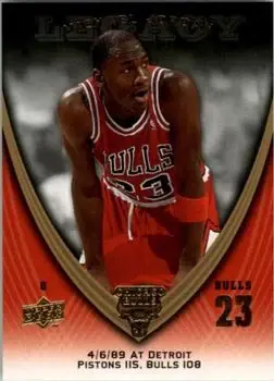 2008-09 Upper Deck Michael Jordan Legacy Collection #336 - Michael Jordan - Chicago Bulls - Front
