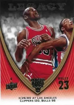 2008-09 Upper Deck Michael Jordan Legacy Collection #358 - Michael Jordan - Chicago Bulls - Front 2008-09 Upper Deck Michael Jordan Legacy Collection #358 - Michael Jordan - Chicago Bulls - Front