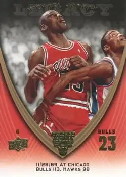 2008-09 Upper Deck Michael Jordan Legacy Collection #359 - Michael Jordan - Chicago Bulls - Front 2008-09 Upper Deck Michael Jordan Legacy Collection #359 - Michael Jordan - Chicago Bulls - Front