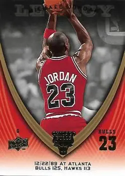 2008-09 Upper Deck Michael Jordan Legacy Collection #369 - Michael Jordan - Chicago Bulls - Front