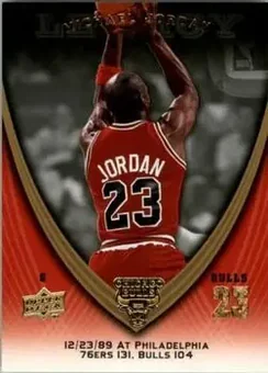 2008-09 Upper Deck Michael Jordan Legacy Collection #370 - Michael Jordan - Chicago Bulls