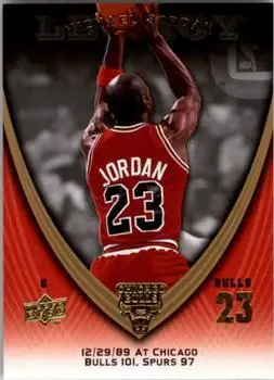 2008-09 Upper Deck Michael Jordan Legacy Collection #372 - Michael Jordan - Chicago Bulls - Front