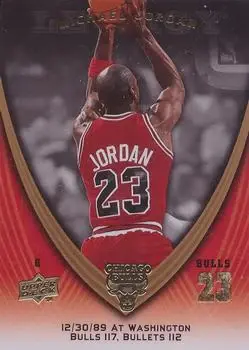 2008-09 Upper Deck Michael Jordan Legacy Collection #373 - Michael Jordan - Chicago Bulls - Front