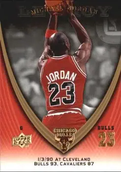 2008-09 Upper Deck Michael Jordan Legacy Collection #374 - Michael Jordan - Chicago Bulls - Front