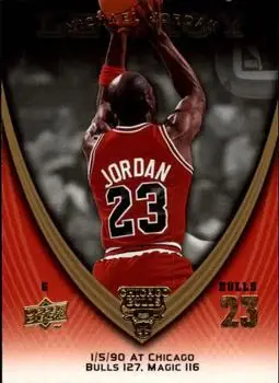 2008-09 Upper Deck Michael Jordan Legacy Collection #375 - Michael Jordan - Chicago Bulls - Front
