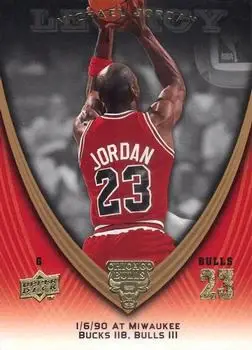 2008-09 Upper Deck Michael Jordan Legacy Collection #376 - Michael Jordan - Chicago Bulls - Front