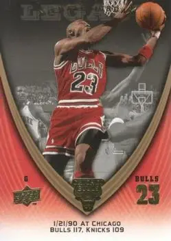 2008-09 Upper Deck Michael Jordan Legacy Collection #384 - Michael Jordan - Chicago Bulls - Front
