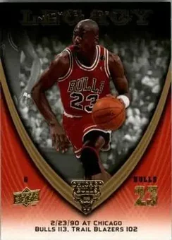 2008-09 Upper Deck Michael Jordan Legacy Collection #398 - Michael Jordan - Chicago Bulls