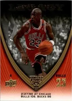 2008-09 Upper Deck Michael Jordan Legacy Collection #400 - Michael Jordan - Chicago Bulls - Front