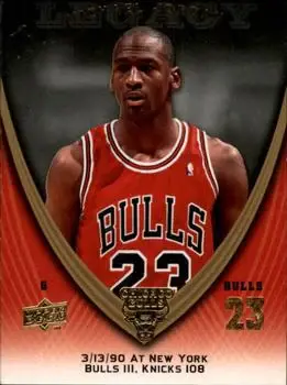 2008-09 Upper Deck Michael Jordan Legacy Collection #406 - Michael Jordan - Chicago Bulls - Front