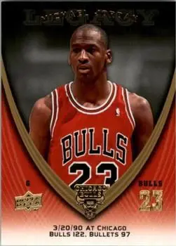 2008-09 Upper Deck Michael Jordan Legacy Collection #409 - Michael Jordan - Chicago Bulls - Front 2008-09 Upper Deck Michael Jordan Legacy Collection #409 - Michael Jordan - Chicago Bulls - Front