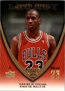 2008-09 Upper Deck Michael Jordan Legacy Collection #412 - Michael Jordan - Chicago Bulls - Front