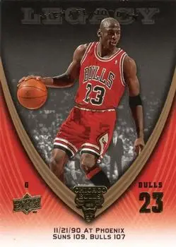 2008-09 Upper Deck Michael Jordan Legacy Collection #438 - Michael Jordan - Chicago Bulls - Front 2008-09 Upper Deck Michael Jordan Legacy Collection #438 - Michael Jordan - Chicago Bulls - Front