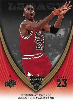 2008-09 Upper Deck Michael Jordan Legacy Collection #449 - Michael Jordan - Chicago Bulls - Front 2008-09 Upper Deck Michael Jordan Legacy Collection #449 - Michael Jordan - Chicago Bulls - Front