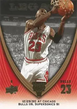 2008-09 Upper Deck Michael Jordan Legacy Collection #456 - Michael Jordan - Chicago Bulls - Front
