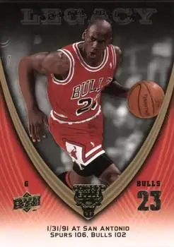 2008-09 Upper Deck Michael Jordan Legacy Collection #469 - Michael Jordan - Chicago Bulls - Front 2008-09 Upper Deck Michael Jordan Legacy Collection #469 - Michael Jordan - Chicago Bulls - Front