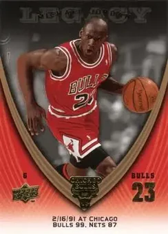 2008-09 Upper Deck Michael Jordan Legacy Collection #476 - Michael Jordan - Chicago Bulls