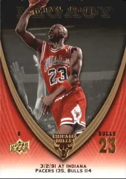 2008-09 Upper Deck Michael Jordan Legacy Collection #483 - Michael Jordan - Chicago Bulls - Front