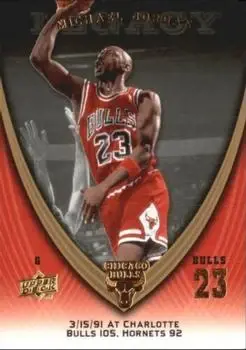 2008-09 Upper Deck Michael Jordan Legacy Collection #489 - Michael Jordan - Chicago Bulls - Front