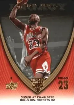 2008-09 Upper Deck Michael Jordan Legacy Collection #489 - Michael Jordan - Chicago Bulls