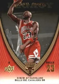 2008-09 Upper Deck Michael Jordan Legacy Collection #490 - Michael Jordan - Chicago Bulls - Front
