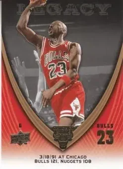 2008-09 Upper Deck Michael Jordan Legacy Collection #491 - Michael Jordan - Chicago Bulls