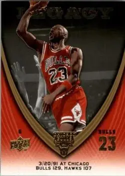 2008-09 Upper Deck Michael Jordan Legacy Collection #492 - Michael Jordan - Chicago Bulls - Front