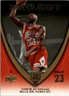2008-09 Upper Deck Michael Jordan Legacy Collection #492 - Michael Jordan - Chicago Bulls