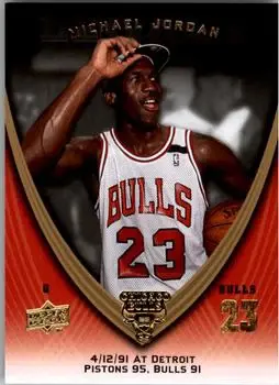 2008-09 Upper Deck Michael Jordan Legacy Collection #505 - Michael Jordan - Chicago Bulls - Front 2008-09 Upper Deck Michael Jordan Legacy Collection #505 - Michael Jordan - Chicago Bulls - Front