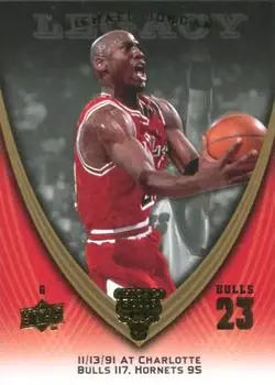 2008-09 Upper Deck Michael Jordan Legacy Collection #517 - Michael Jordan - Chicago Bulls - Front