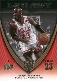2008-09 Upper Deck Michael Jordan Legacy Collection #521 - Michael Jordan - Chicago Bulls