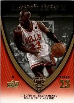 2008-09 Upper Deck Michael Jordan Legacy Collection #524 - Michael Jordan - Chicago Bulls - Front