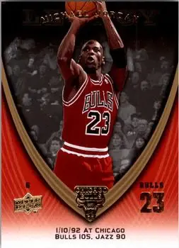 2008-09 Upper Deck Michael Jordan Legacy Collection #542 - Michael Jordan - Chicago Bulls - Front