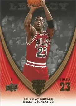 2008-09 Upper Deck Michael Jordan Legacy Collection #543 - Michael Jordan - Chicago Bulls