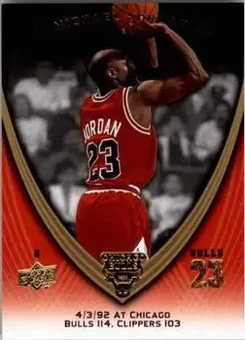 2008-09 Upper Deck Michael Jordan Legacy Collection #582 - Michael Jordan - Chicago Bulls