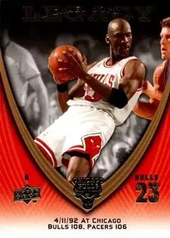 2008-09 Upper Deck Michael Jordan Legacy Collection #586 - Michael Jordan - Chicago Bulls