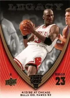 2008-09 Upper Deck Michael Jordan Legacy Collection #587 - Michael Jordan - Chicago Bulls