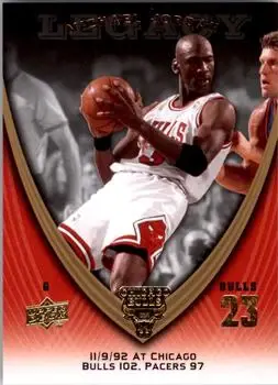 2008-09 Upper Deck Michael Jordan Legacy Collection #592 - Michael Jordan - Chicago Bulls - Front