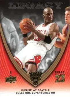 2008-09 Upper Deck Michael Jordan Legacy Collection #597 - Michael Jordan - Chicago Bulls