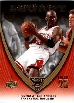 2008-09 Upper Deck Michael Jordan Legacy Collection #598 - Michael Jordan - Chicago Bulls
