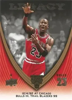 2008-09 Upper Deck Michael Jordan Legacy Collection #602 - Michael Jordan - Chicago Bulls